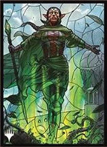 Magic The Gathering Players Card Sleeve [War of the Spark] Stained Glass [Nissa, Who Shakes the World] (MTGS-115) (Card Sleeve)
