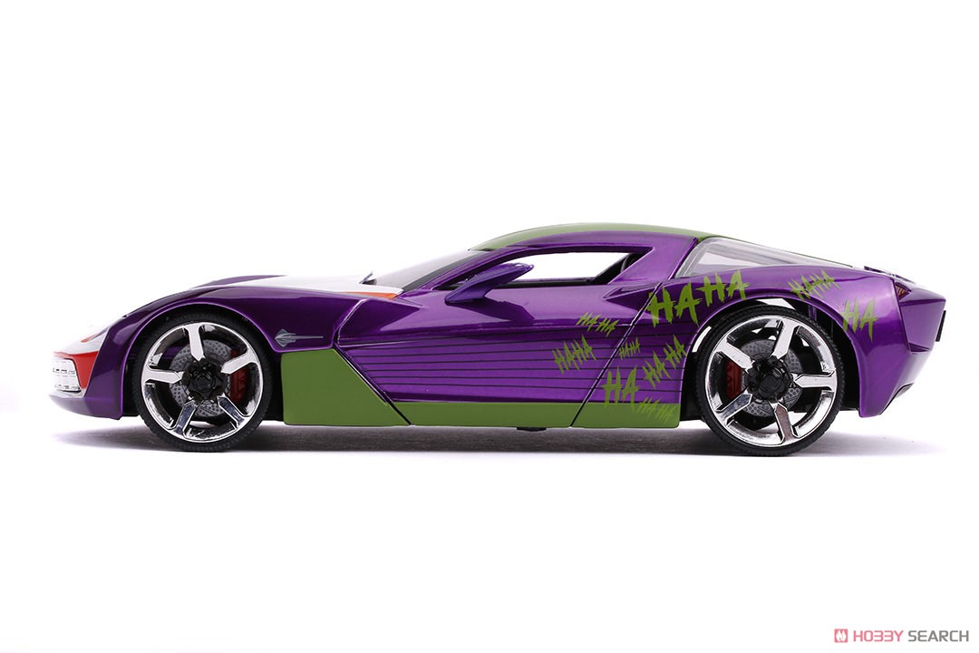 Corvette Stingray 2009 w/ Joker Figure (DC Bombshells) (Diecast Car) Item picture2