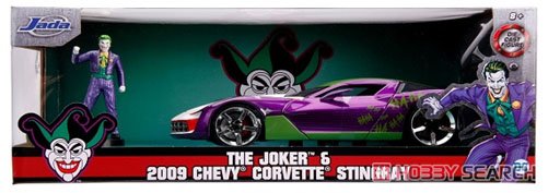Corvette Stingray 2009 w/ Joker Figure (DC Bombshells) (Diecast Car) Other picture1