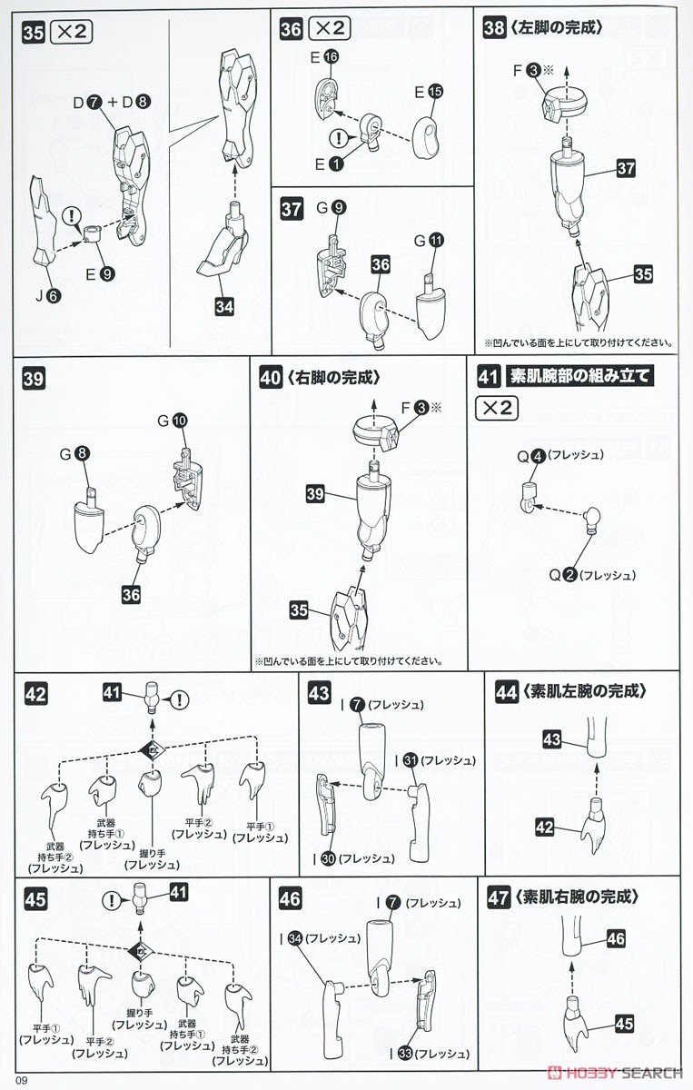 フレームアームズ・ガール フレズヴェルク＝ルフス 〈アギト〉 (プラモデル) 設計図6