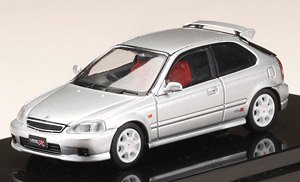 Honda Civic Type R (EK9) Borg Silver Metallic (Diecast Car)