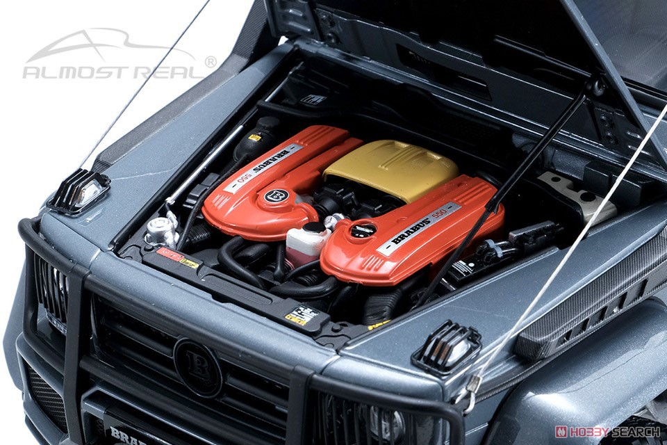 ブラバス 550 アドベンチャー メルセデス ベンツ G500 4x4^2 メタルグレー (ミニカー) 商品画像7
