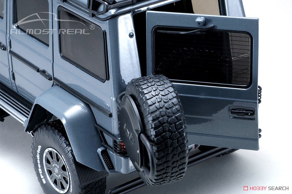 ブラバス 550 アドベンチャー メルセデス ベンツ G500 4x4^2 メタルグレー (ミニカー) 商品画像8