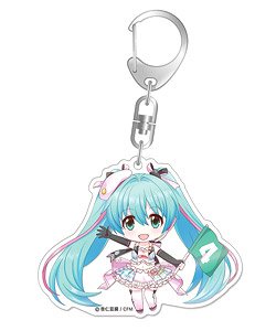 Racing Miku 2019 Ver. Nendoroid Plus Acrylic Key Ring 1 (Anime Toy)