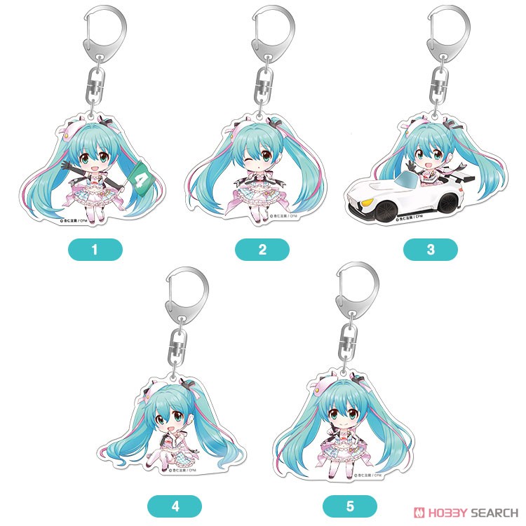 Racing Miku 2019 Ver. Nendoroid Plus Acrylic Key Ring 1 (Anime Toy) Other picture1