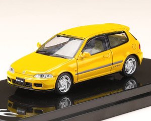 ホンダ CIVIC (EG6) SiR-II カーニバルイエロー (ミニカー)