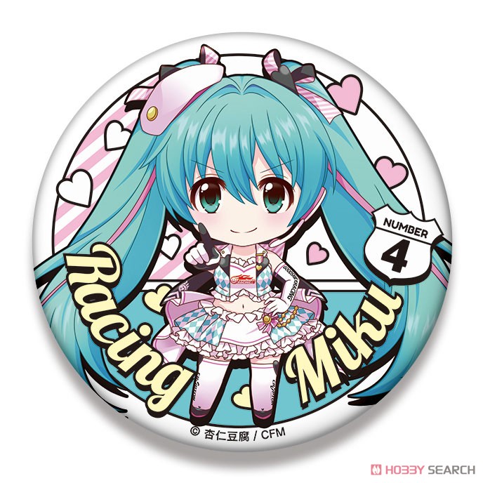 Racing Miku 2019 Ver. Nendoroid Plus Big Can Badge 5 (Anime Toy) Item picture1