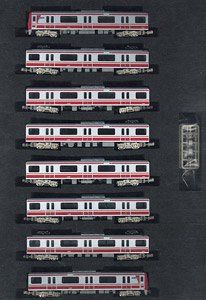 Keikyu Type New 1000 Stainless Car (with SR Antenna / Rollsign Lighting / 1121 Formation) Eight Car Formation Set (w/Motor) (8-Car Set) (Model Train)