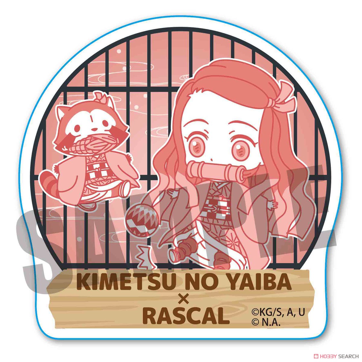 Seal Demon Slayer: Kimetsu no Yaiba x Rascal Nezuko Kamado (Anime Toy) Item picture1