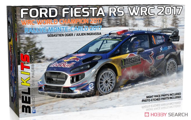 ベルキット No.12 FORD FIESTA RS WRC MONTE CARLO 2017 SEBASTIEN OGIER/JULIEN INGRASSIA (プラモデル) パッケージ1