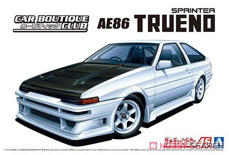 カーブティッククラブ AE86 トレノ `85 (トヨタ) (プラモデル) パッケージ1