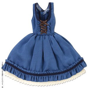 PNM Noble Jumper Skirt (Smoky Blue) (Fashion Doll)