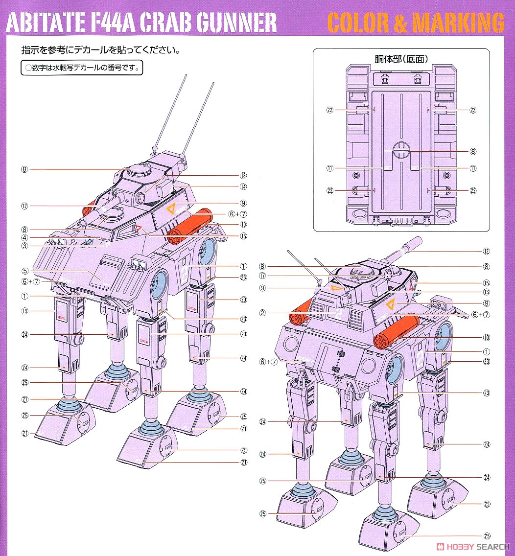 アビテート F44A クラブガンナー (プラモデル) 塗装2