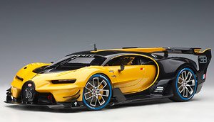 Bugatti Vision Gran Turismo (Metallic Yellow / Black Carbon) (Diecast Car)
