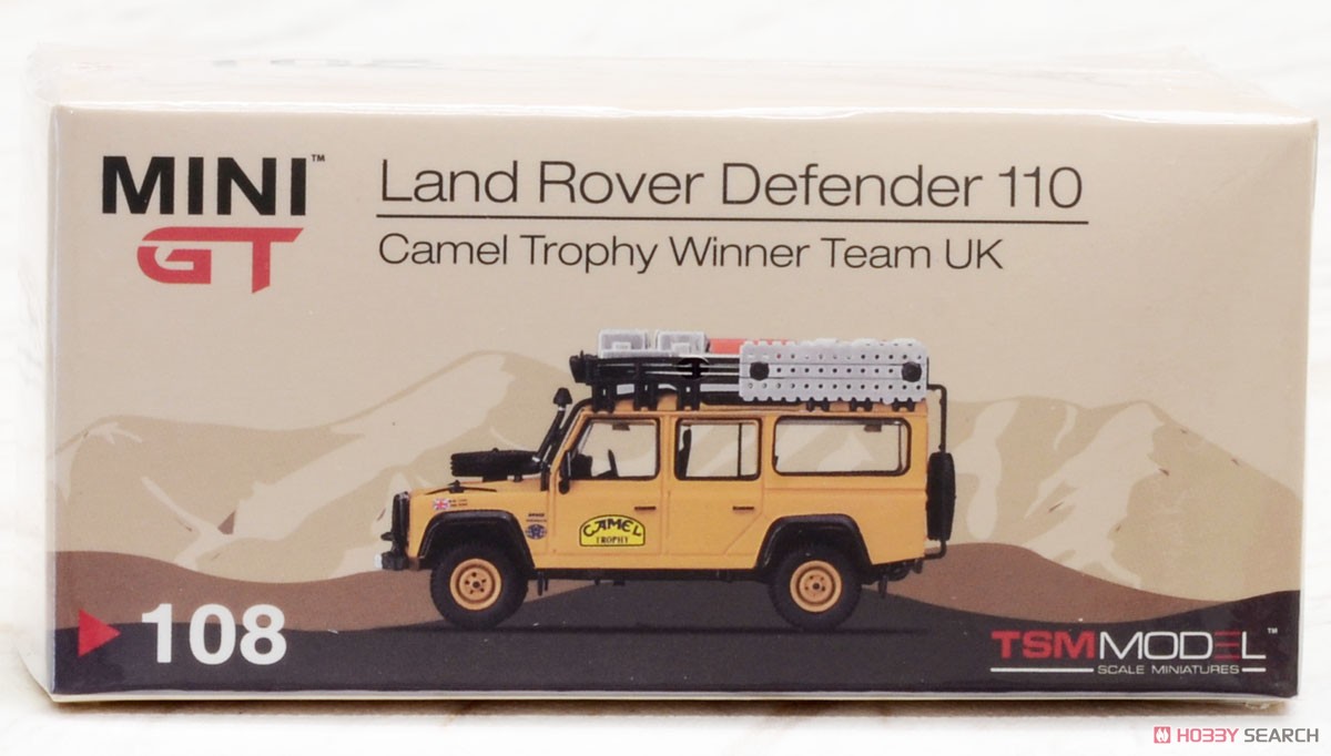 Land Rover Defender 1989 Camel Trophy Winner (RHD) (Diecast Car) Package1