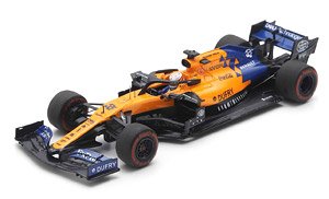 McLaren F1 Team No.55 3rd Brazilian GP 2019 McLaren MCL34 Carlos Sainz Jr. w/Pit Board (Diecast Car)