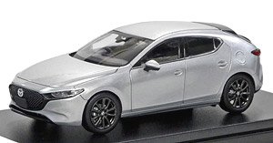 Mazda3 Fastback (2019) Sonic Silver Metallic (Diecast Car)
