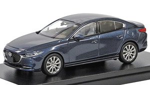 MAZDA3 SEDAN (2019) ディープクリスタルブルーマイカ (ミニカー)