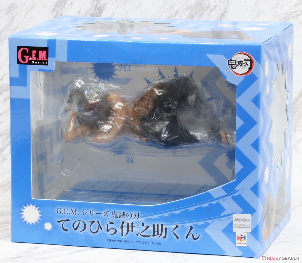 G.E.M. Series Demon Slayer: Kimetsu no Yaiba Inosuke on Palm (PVC Figure) Package1