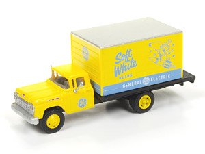 (HO) 1960 フォード ボックス・トラック `ゼネラル・エレクトリック` (ミニカー)
