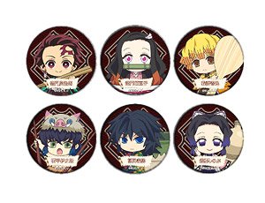 Can Badge [Demon Slayer: Kimetsu no Yaiba] 02 Box (Photo Chara) (Set of 6) (Anime Toy)