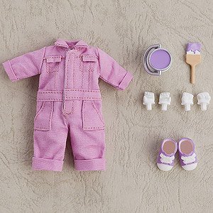 Nendoroid Doll: Outfit Set (Colorful Coveralls - Purple) (PVC Figure)