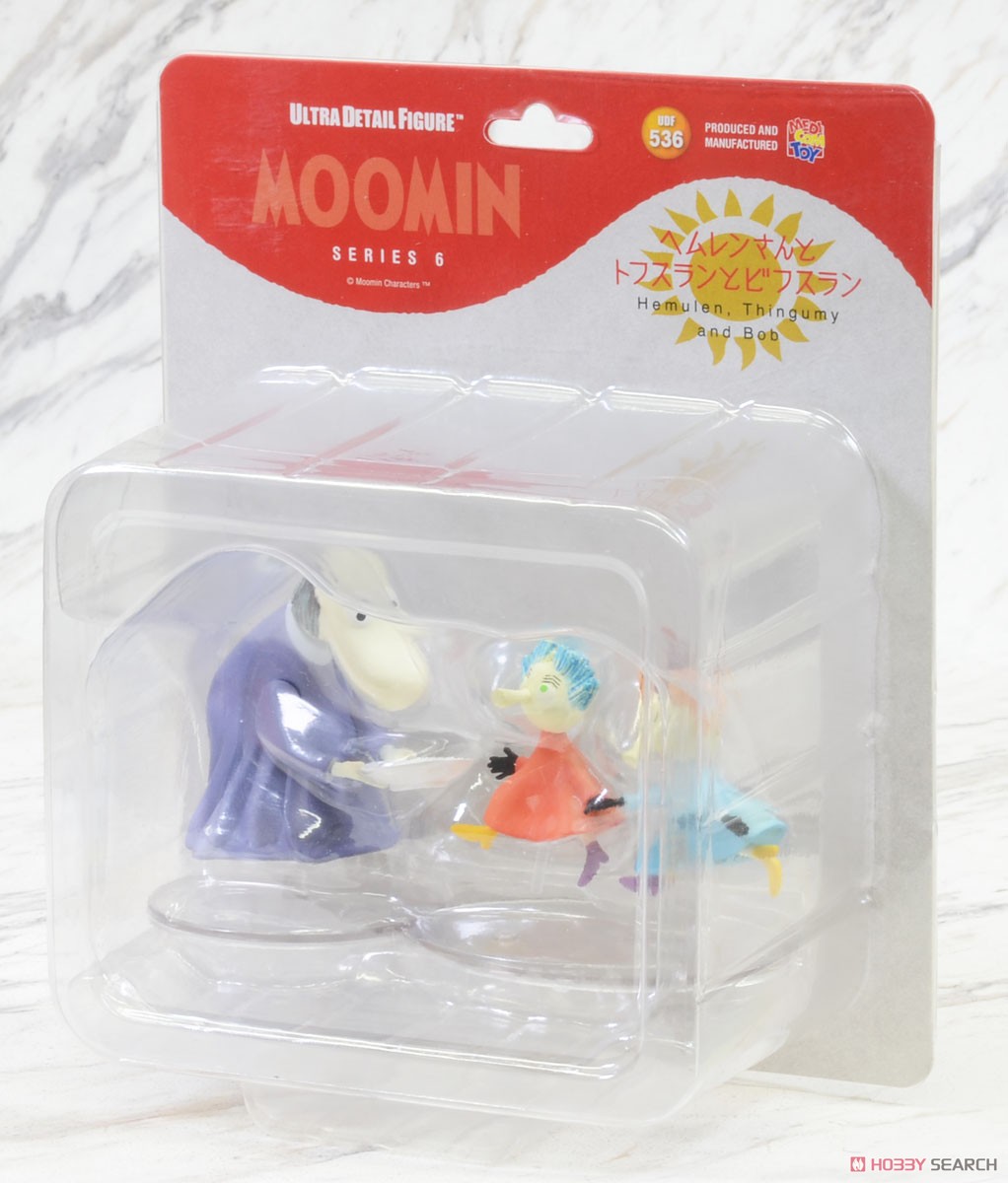 UDF No.536 「MOOMIN」 シリーズ6 ヘムレンさんとトフスランとビフスラン (完成品) パッケージ1