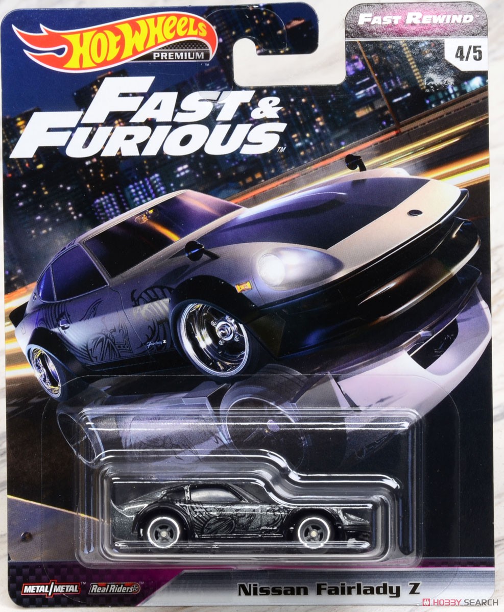 Hot Wheels The Fast and the Furious Assorted Fast Rewind Nisssan Fairlady Z (Toy) Package1