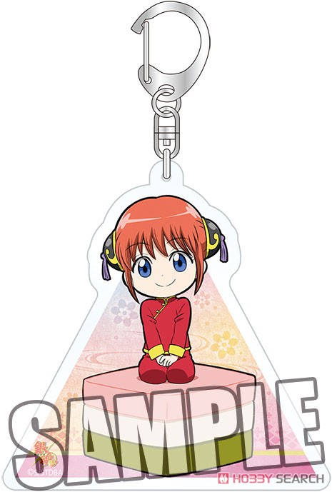Gintama Acrylic Key Ring [Kagura] Season Ver. (Anime Toy) Item picture1