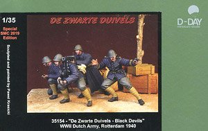 WWII 「デスワーゼデブルズ」(黒い悪魔)セット オランダ ロッテルダム 1940 (プラモデル)