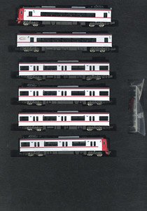 Meitetsu Series 2200 Second Edition (Clear Front Window / Car Number Selectable) Six Car Formation Set (w/Motor) (6-Car Set) (Pre-colored Completed) (Model Train)