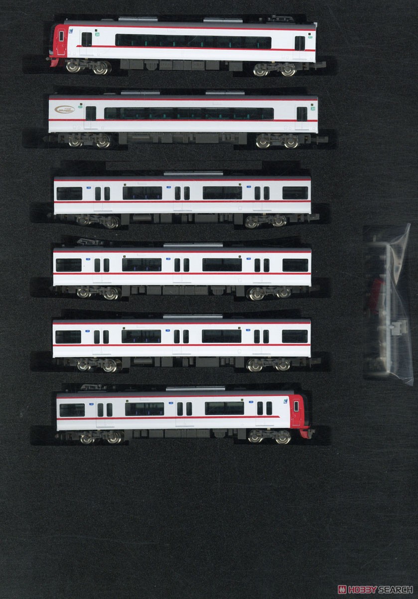 Meitetsu Series 2200 Second Edition (Clear Front Window / Car Number Selectable) Six Car Formation Set (w/Motor) (6-Car Set) (Pre-colored Completed) (Model Train) Item picture1