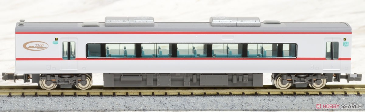 Meitetsu Series 2200 Second Edition (Clear Front Window / Car Number Selectable) Six Car Formation Set (w/Motor) (6-Car Set) (Pre-colored Completed) (Model Train) Item picture5