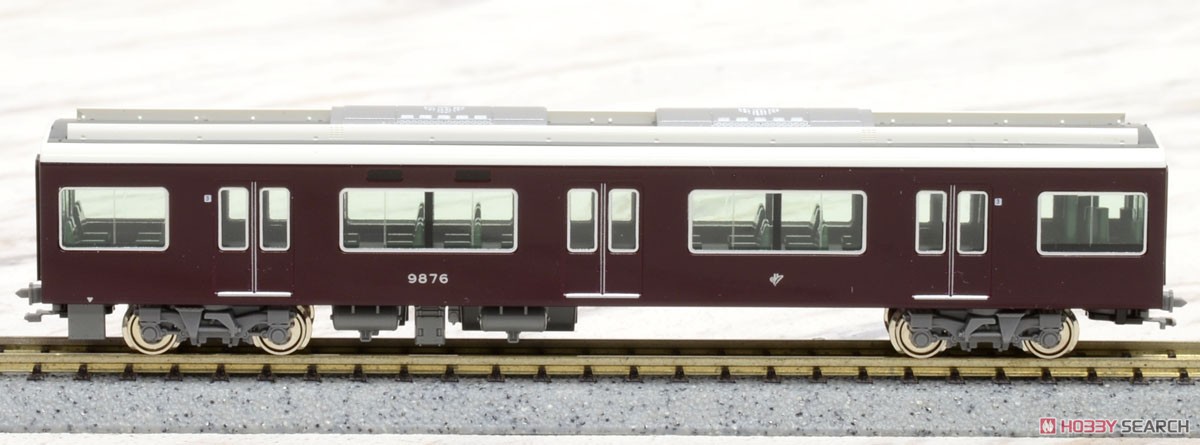 Hankyu Series 9300 Kyoto Line Additional Four Car Set (Add-on 4-Car Set) (Model Train) Item picture2