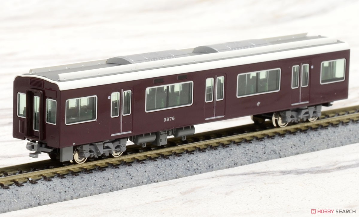 Hankyu Series 9300 Kyoto Line Additional Four Car Set (Add-on 4-Car Set) (Model Train) Item picture3