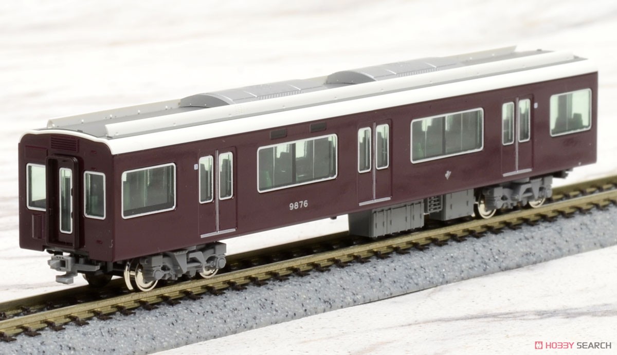 Hankyu Series 9300 Kyoto Line Additional Four Car Set (Add-on 4-Car Set) (Model Train) Item picture4