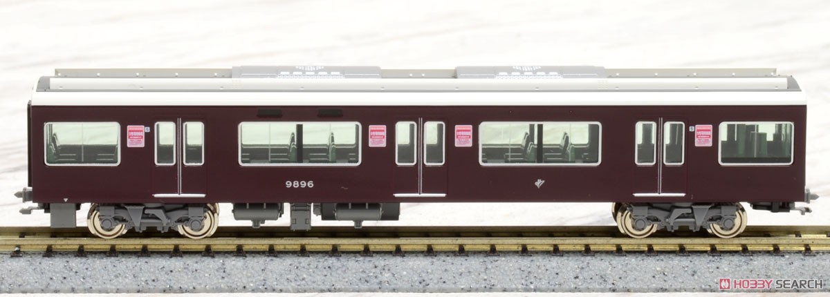 Hankyu Series 9300 Kyoto Line Additional Four Car Set (Add-on 4-Car Set) (Model Train) Item picture6