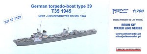 German Torpedo-Boat Type 39 (T35 1945) (Plastic model)