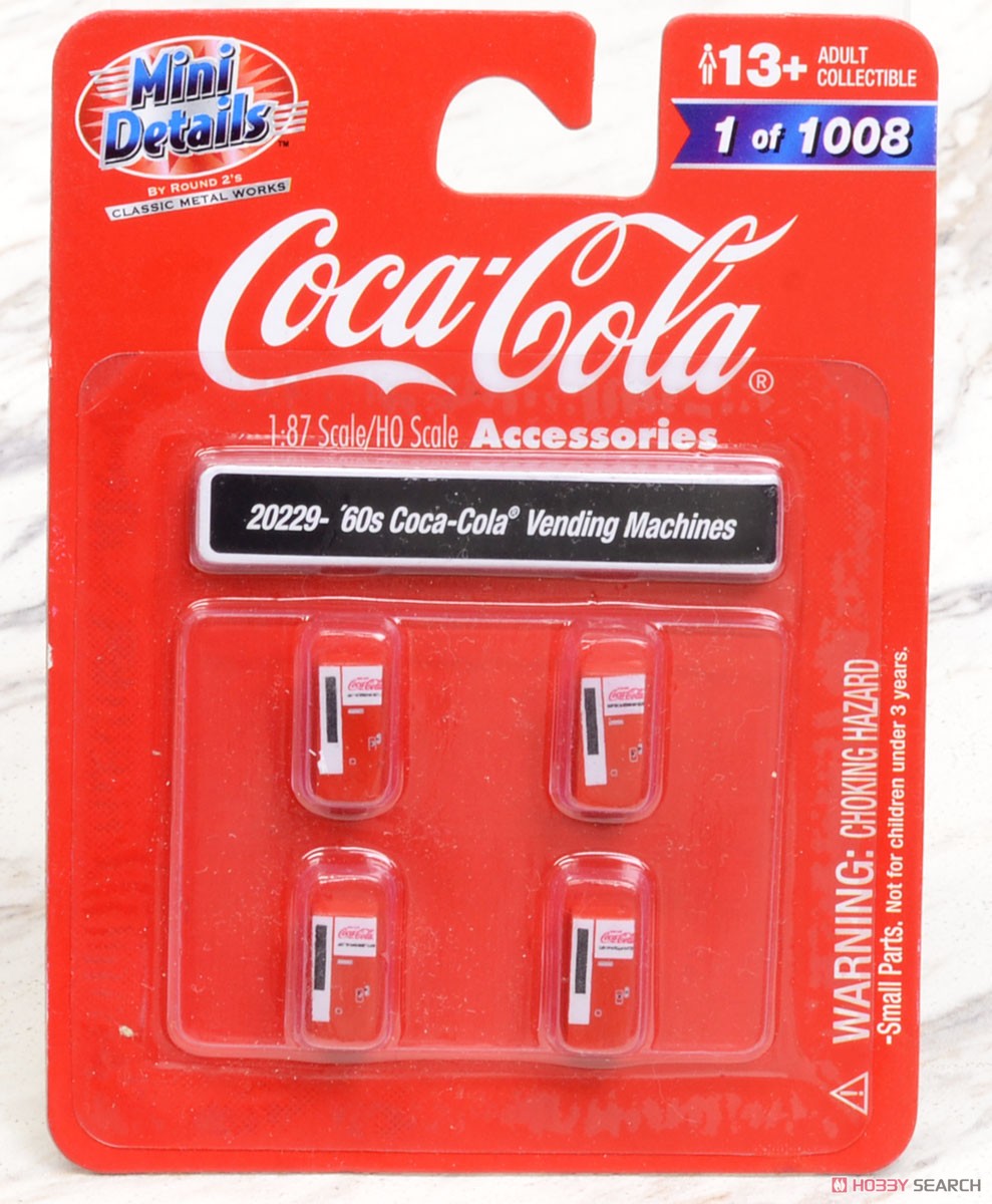 1960`s Era Vending Machine Coca-Cola (Set of 4) (Diecast Car) Package1