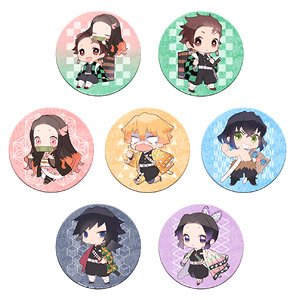 Demon Slayer: Kimetsu no Yaiba 76mm Can Badge (Illustration Yuuhi) (Set of ) (Anime Toy)