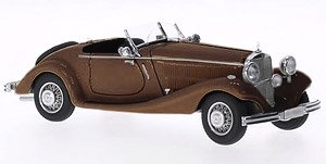 メルセデス 290 ロードスター W18 1937 ダークブラウン (ミニカー)