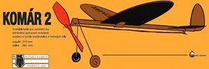 ゴム動力飛行機 「コマール2」 (スポーツ玩具)