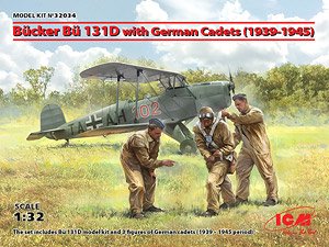 Bucker Bu-131D w/German Cadets (1939-1945) (Plastic model)