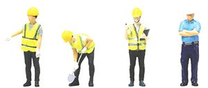 Tiny City Fs09 1/64 Figure Set (Diecast Car)
