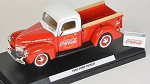 Coca-Cola Ford Pickup 1940 w/Cooler Accessory (Diecast Car)