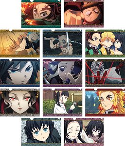 Demon Slayer: Kimetsu no Yaiba Mini Clear File Collection Vol.2 (Set of 13) (Anime Toy)