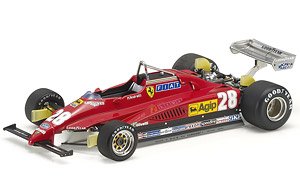 126 C2 1982 イタリアGP #28 M.アンドレッティ (ミニカー)