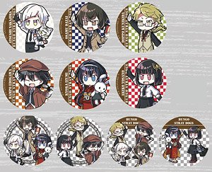 Bungo Stray Dogs High Five Trading Can Badge (Set of 10) (Anime Toy)