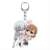 A Certain Scientific Accelerator [Chara Ride] Misaka 10046 on Accelerator Acrylic Key Ring (Anime Toy) Item picture1