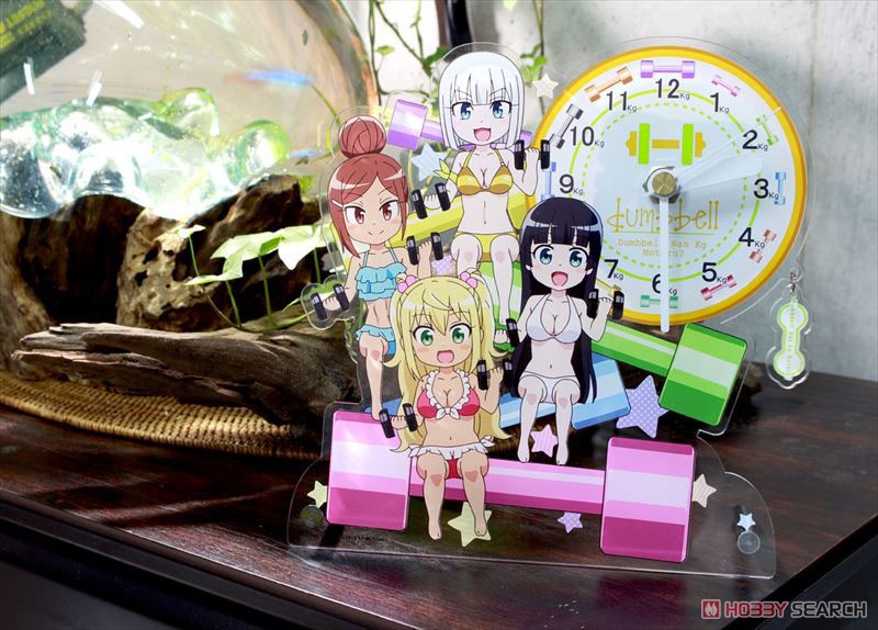 How Heavy Are the Dumbbells You Lift? Acrylic Table Clock (Anime Toy) Other picture1